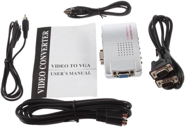 Main image of NTSC PAL VGA to TV AV RCA Signal Adapter Converter Video Switch Box for Computer Laptop PC