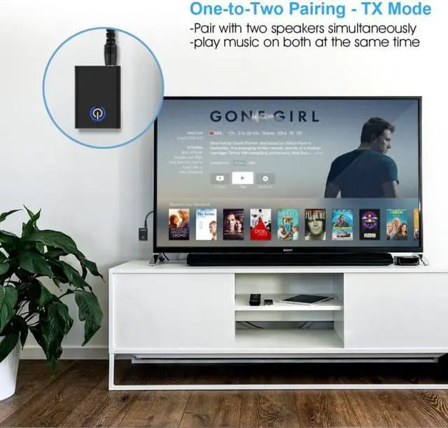 Alt view image 5 of 6 - 2 in 1 Wireless Bluetooth Transmitter and Receiver Headphones Audio 3.5mm Adapte For Smartphone PC TV Bluetooth Speaker