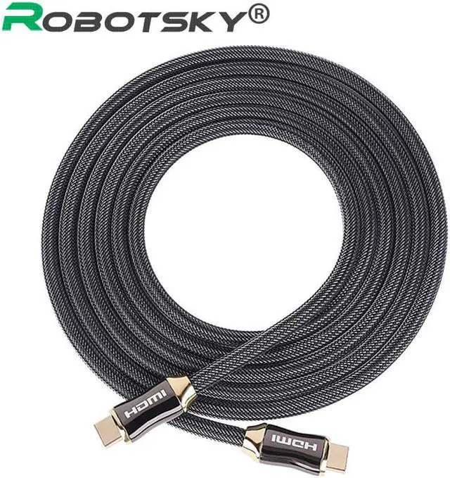 Main image of HDMI 2.0 Cable 4K 1080P HDMI to HDMI Cable 1/1.5/2/3/5/8/10M HDMI Cable Adapter 3D for TV LCD laptop PS3 projector computer