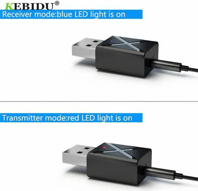 Alt view image 3 of 5 - USB Bluetooth Receiver Transmitters 5.0 Wireless Audio Music Stereo adapter Dongle for TV PC Bluetooth Speaker Headphone