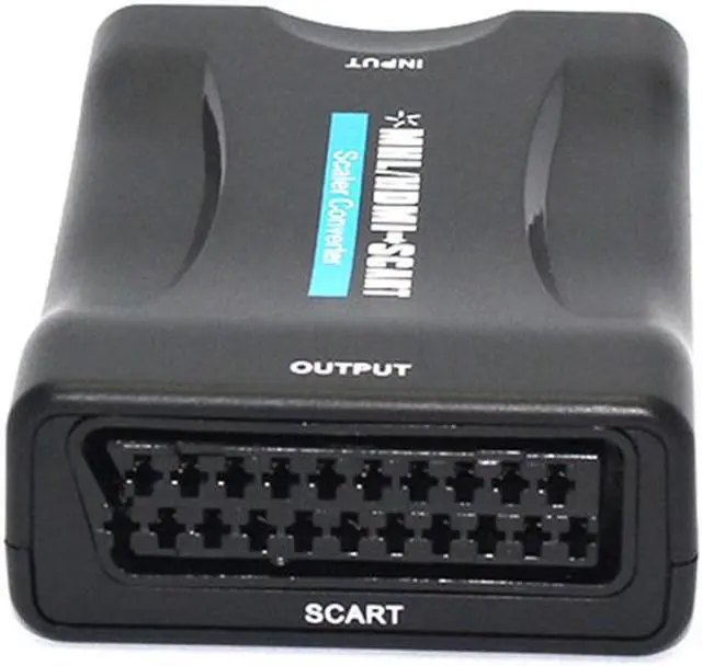 Alt view image 2 of 6 - kebidu HDMI 1080P Connector HDMI To Scart Converter AV signal adapter converter HD Receiver For Phone Old TV with power adapter