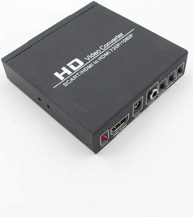 Alt view image 5 of 6 - SCART+HDMI to HDMI Converter Video Signal Adapter Support HD 1080P/720P for Smart TV PC Laptop Projector