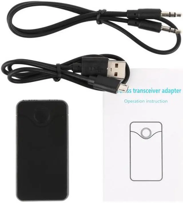 Alt view image 6 of 6 - 2 in 1 Wireless Bluetooth Transmitter and Receiver Audio Receptor Wireless Adapter 3.5mm AUX Music For Smartphone TV Earphone