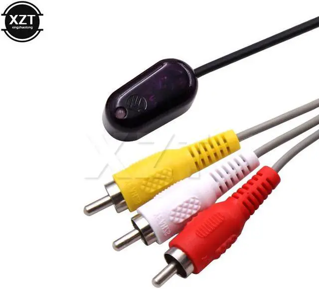 Alt view image 3 of 6 - PZ 1PCS cat5e/6 ethernet cable AV video audio extender over  with IR Infrared Repeater USB power adapter Support 100meter hot