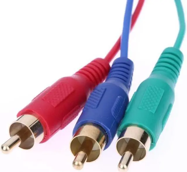 Alt view image 5 of 5 - 1.5M 5Ft Vga To Tv 3 Rca Component Av Premium Version Audio Cable Adapter Cable Copper For Pc Laptop Tv Rgb Display System