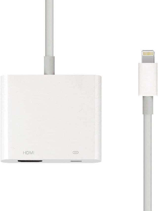 Alt view image 3 of 6 - Lighting to HDMI / HDTV TV Digital Cable Adapter for Apple iPhone 5 5s 6 6s iPad Lightning Digital AV Adapter for iPhone 7 7plus