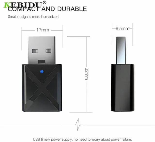 Alt view image 4 of 5 - USB Bluetooth Receiver Transmitters 5.0 Wireless Audio Music Stereo adapter Dongle for TV PC Bluetooth Speaker Headphone