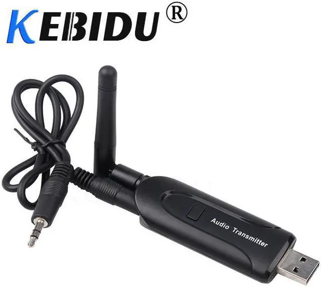 Main image of kebidu 3.5mm Jack Audio Double-decoding Transmitter Bluetooth 4.0 Adapter Wireless Audio Transmitter for TV PC Aptx