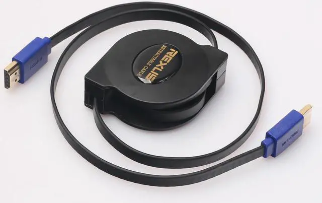 Alt view image 6 of 6 - 1.8M Retractable Flat HDMI Cable 3 in 1 HDMI To Mini/Micro HDMI Adapter Cable for Mobile Phone Computer TV Gameplay