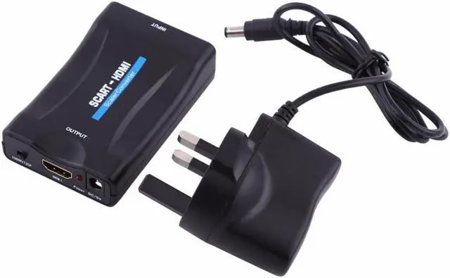 Alt view image 3 of 6 - 1080P SCART To HDMI Converter Video Audio Signal Adapter HD With Charging Adapter