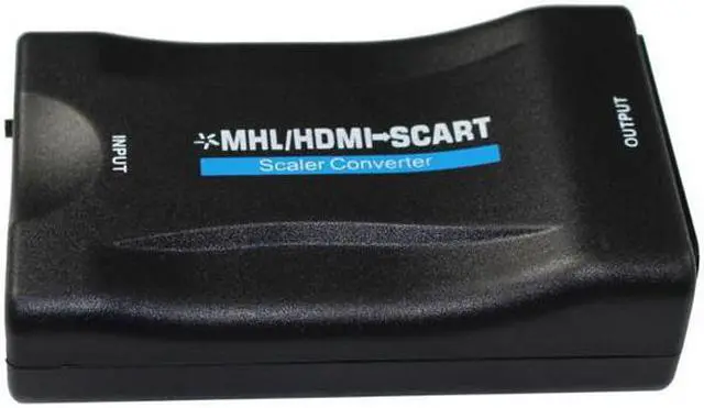 Alt view image 3 of 6 - 1080P HDMI to SCART Video Audio Upscale Converter AV Signal Adapter HD Receiver TV DVD with dc cable