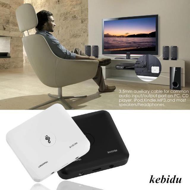 Alt view image 6 of 6 - kebidu 2 in 1 Wireless Bluetooth Transmitter Adapter Receiver A2DP Home TV Stereo 3.5mm Wireless Audio Adapter For Phone PC