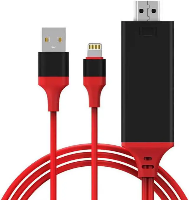 Alt view image 2 of 5 - GREATLINK PLAY Cable For Lightning to HDMI Adapter USB Cable HDMI 1080P Audio Adapter Smart Converter Cable for iPhone 8 7 6 5