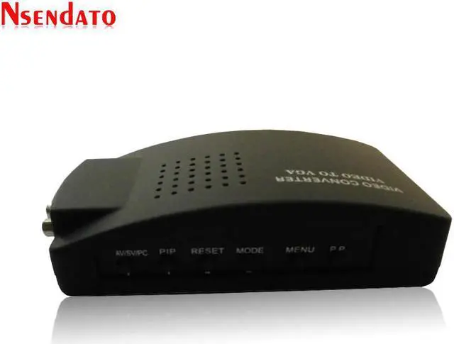 Alt view image 5 of 6 - BNC To VGA Video Converter For PC Laptop TV RCA Composite S-Video AV To PC VGA LCD Converter Adapter Switch Box For CCTV DVD DVR