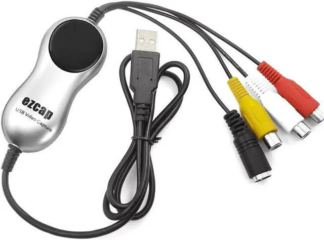 Alt view image 4 of 6 - Ezcap USB 2.0 HD Video Capture TV DVD VHS DVR Adapter Recorder Converter Analog Video Audio to Digital for Windows 10 8.1 7