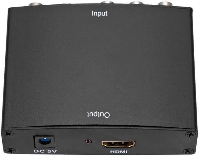 Alt view image 3 of 6 - ALLOYSEED YPBPR to HDMI 1080P HDMI to RGB YPbPr Component Video Converter With R/L Audio Adapter Converter For TV PC DVD Monitor