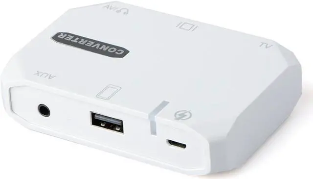 Alt view image 2 of 6 - 3 in 1 Wireless HDTV Converter Adapter USB to HDMI AUX AV TV Audio Video Adapter Universal for iPhone Android Phone P0