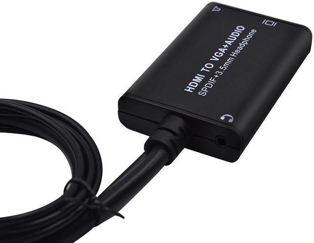 Alt view image 4 of 5 - Kebidu HDMI to VGA cable 1080P adapter Digital to Analog Converter for TV Box Laptop PC Computer Projector FOR PS3 Xbox360