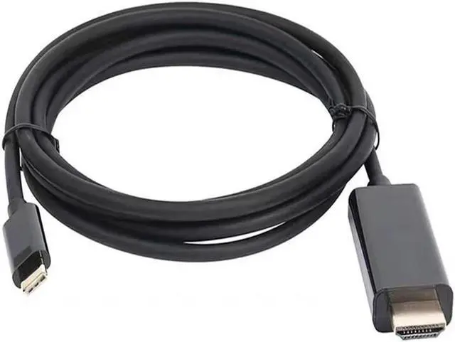 Alt view image 5 of 5 - TYPE-C 3.1 to HDMI Cable 1.8m USB3.1 Type C Male to HDMI Male Support 4K*2K Connecting Cable for Macbook Adapter TV projector