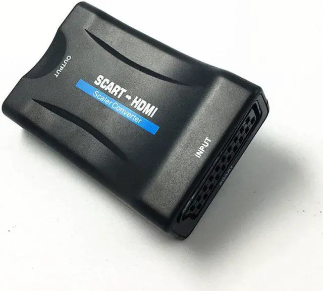 Alt view image 3 of 6 - Scart to HDMI Converter Video Audio Upscale Signal Adapter Support HD 1080P/720P for Smart TV PC Laptop