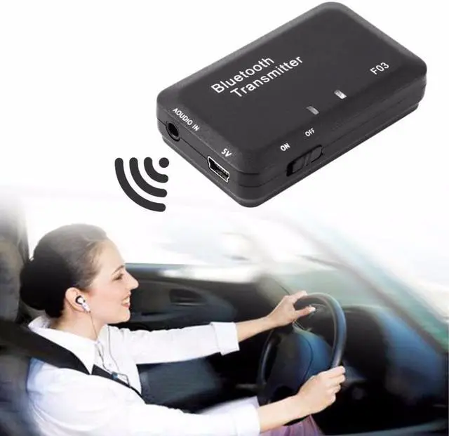 Alt view image 2 of 6 - Mini TS-BT35F03 Wireless Bluetooth Audio Music Transmitter Receiver for Headset Smart TV MP3 Dongle Adapter Black