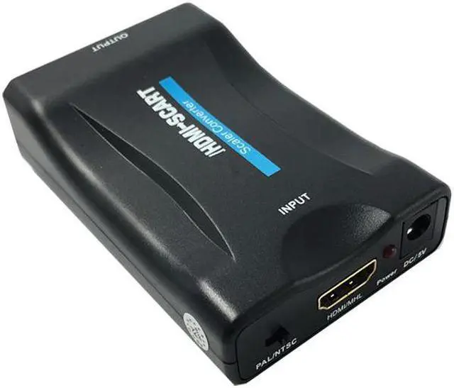 Alt view image 2 of 5 - HDMI to Scart AV converter adapter HDMI in Scart out supports up to 1080P/60hz HDMI input(video+audio supported over scart)