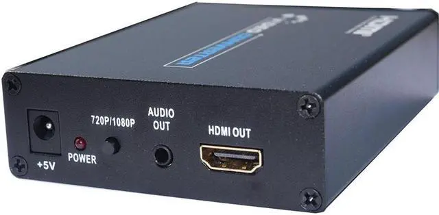 Alt view image 3 of 6 - kebidu Scart To HDMI Scaler Box SCART to HDMI Video Audio Converter Adapter 720P 1080P For HD TV DVD Box Earphone EU US Adapter
