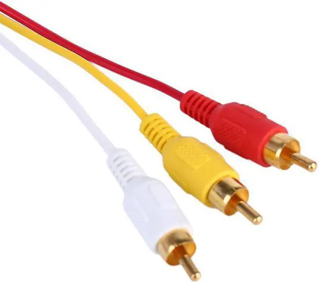 Alt view image 5 of 6 - kebidu 1080P HDMI to 3RCA cable 1.5M Video Audio AV Cable Adapter HDMI Male to RCA Male for HD TV LCD Laptop Computer Cable 1.5M