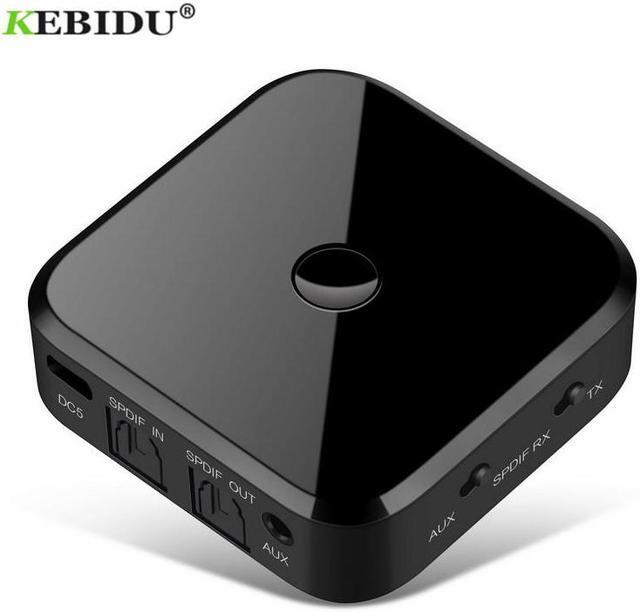 Main image of KEBIDU TX16 Bluetooth Transmitter Receiver  3.5mm Aptx Wireless Stereo Adapter HIFI With Optical Toslink/SPDIF for Speaker TV