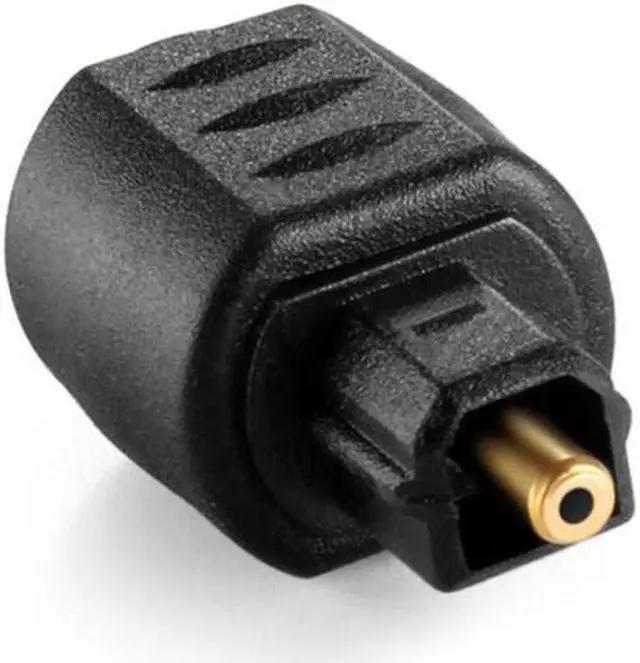 Alt view image 3 of 5 - Optical Audio Adapter 3.5MM Female Jack To Digital Toslink Male Plug for Amplifier