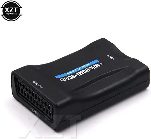 Main image of 1PCS HD 1080P AV Signal Adapter Receiver HDMI to SCART Video Audio Upscale Converter TV DVD For Multimedia est