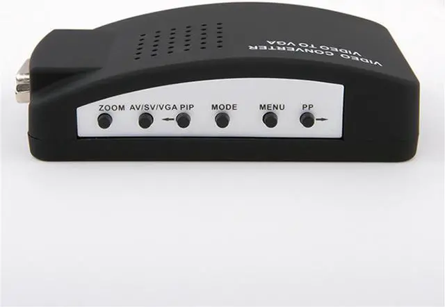 Alt view image 5 of 5 - LEORY BNC to VGA Video Converter S-video Input to PC VGA Out Adapter Digital Switcher Box For PC TV Camera DVD DVR