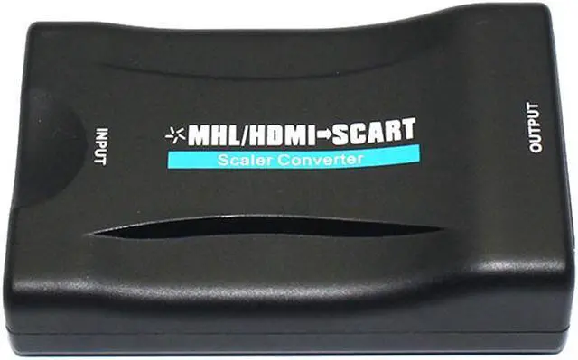 Alt view image 4 of 6 - kebidu HDMI 1080P Connector HDMI To Scart Converter AV signal adapter converter HD Receiver For Phone Old TV with power adapter