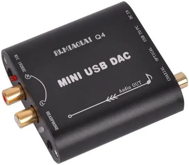 Alt view image 4 of 5 - entry-level PC USB DAC CM108AH 24-bit/192kHz audio decoder converts the digital signal to an analog lossless audio signal Q4