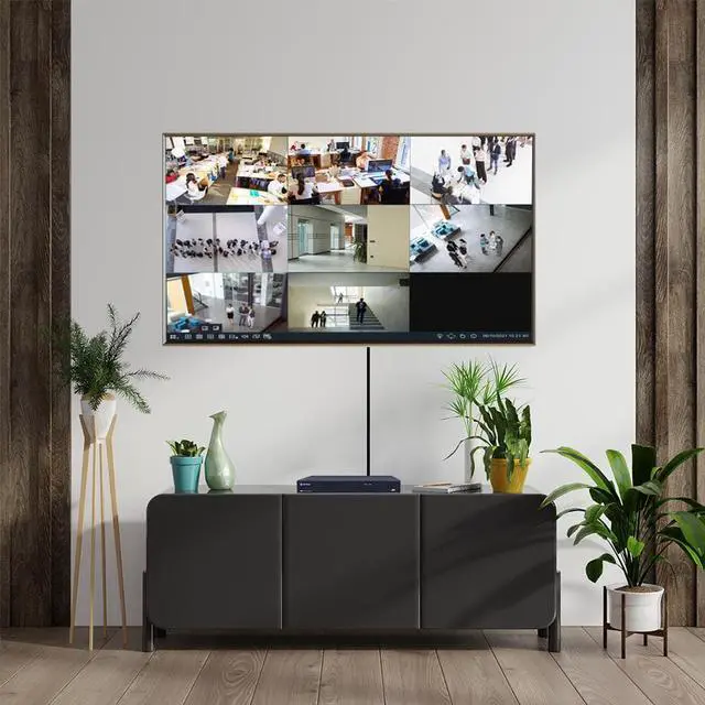 Alt view image 5 of 7 - Camius 8 Channel NVR with 3TB HDD, 4 pcs 4K PoE Dome Business Surveillance Cameras with Intelligent Sound, Human & Vehicle Detection, 110° super wide-angle, NVR software for PC, Mac, Phone app