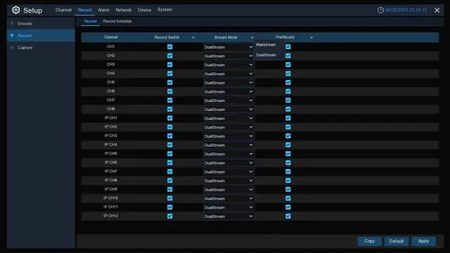 Alt view image 3 of 7 - Camius 4K Security 8 Channel DVR with Hard Drive 3TB for 8 Analog CVBS, AHD, TVI, CVI cameras over coax + 4 IP, 4K HDMI, VGA, Spot Out, PC, Mac software, browser, App view - Only DVR, Without Cameras