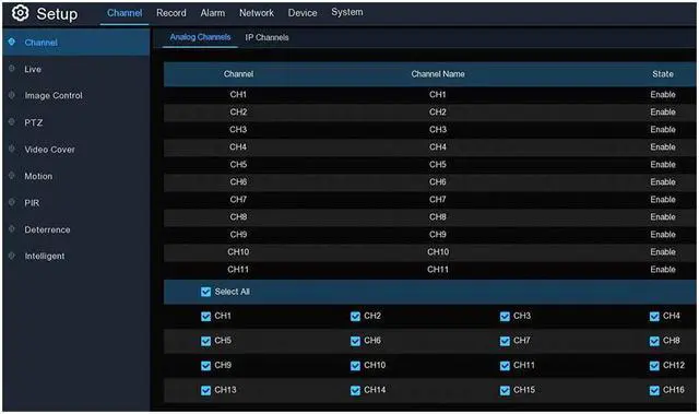 Alt view image 6 of 7 - Camius 4K 16 Channel Hybrid DVR for 16 Analog CVBS/AHD/CVI/TVI + 8 IP Cameras - fits 2 SATA HDDs, PC/Mac/Browser/Mobile view, 4TB HDD included (only DVR, without cameras)