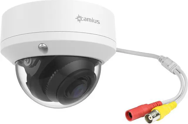 Main image of Camius 4K Analog Dome Security Camera, 3840 x 2160, 110 degrees wide view, 2.8mm, Vandalproof, - add-on camera for Camius TRIVAULT 4k DVR recorders I FD4KATC2