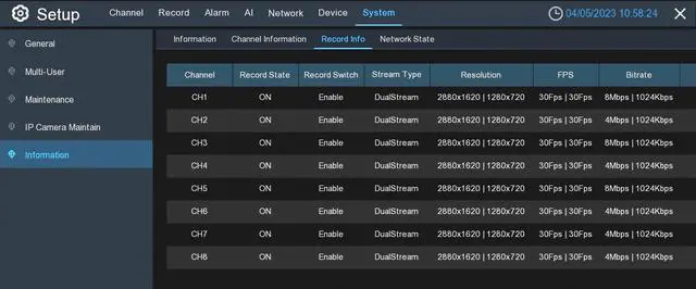 Alt view image 4 of 7 - Camius 2K 8 PoE IP Camera System with Audio Recording, Motion, Sound, AI Human & Vehicle Detection, PC, Mac Software, Mobile App view, 8 Channel NVR, 3TB HDD