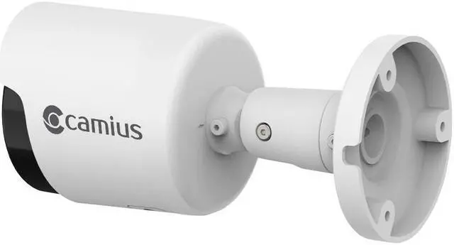 Alt view image 2 of 7 - Camius 5MP 2K Wired PoE Outdoor Security Camera with Audio, Motion, Sound, AI detection, 91 degree view, 100ft night vision, PC, Mac Compatible, plug-n-play with Camius PoE NVR, Hybrid DVR