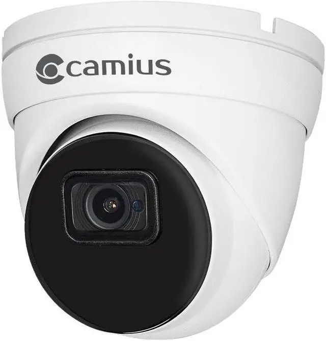Main image of Camius 2K PoE Dome Security Camera with Audio, 2880x1620 30fps, Wide Angle 2.8mm 110° view, WDR, Night Vision, Sound, Human, Vehicle Detection, PC, Mac, Mobile view - IRIS528R (1 Camera only)