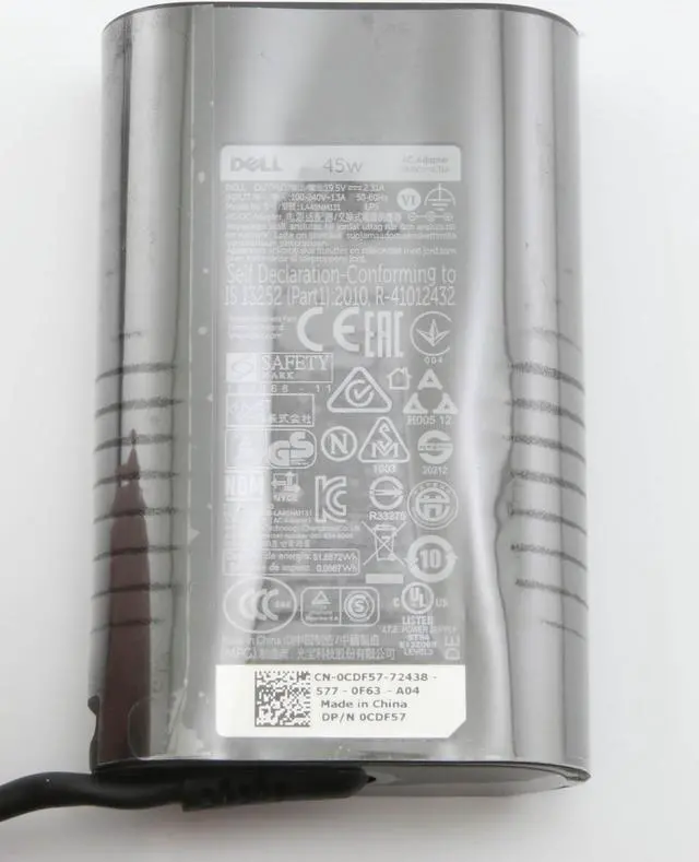 Alt view image 2 of 4 - YTFJC 0YTFJC Dell Inspiron 14-3451 Series 45W 2.35A 19.5V AC Adatper * New *