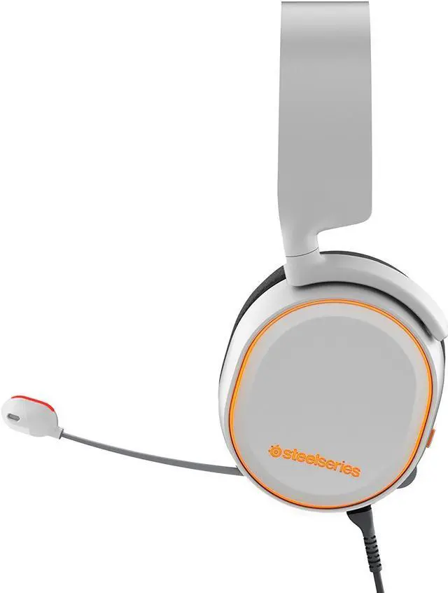 Alt view image 3 of 7 - SteelSeries Arctis 5 Gaming Headset for PC, PS 4, Xbox One, VR and mobile - White