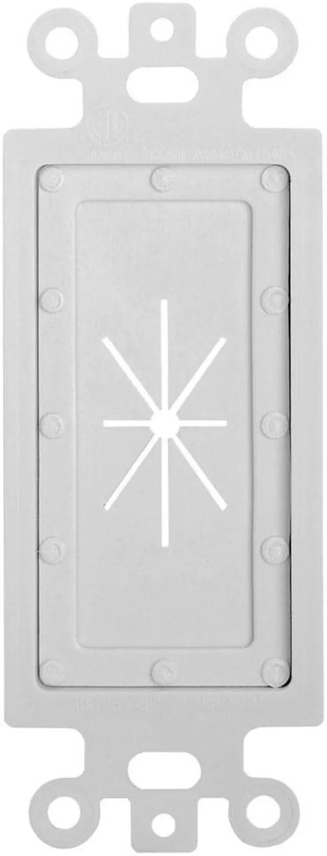 Alt view image 2 of 2 - Cmple - Decor Insert with Flexible Opening, White