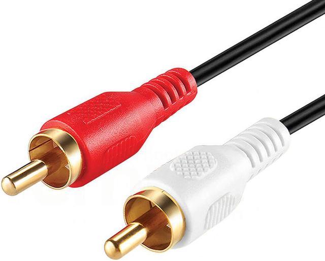 25 FT Gold RCA Audio Cable - Stereo