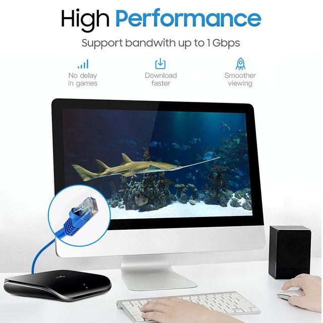 thumbnail image 2 of 20CM Short Cat5 RJ45 Network Lan Cable Cat 5 Ethernet Patch Cord 2 of 13