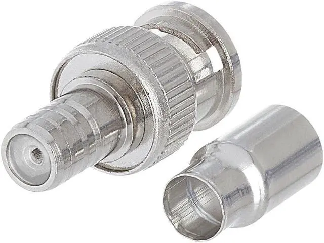 Alt view image 2 of 2 - Cmple - BNC Male 2 Piece  Crimp Type Connector for RG-59