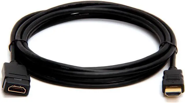 Alt view image 2 of 7 - Cmple - HDMI Extension Cable 15 ft Male to Female HDMI Adapter Cord 4K@60Hz 2150p 1080p 3D HDMI Extender Compatible with PS5, Nintendo Switch, Xbox Series X, Roku TV
