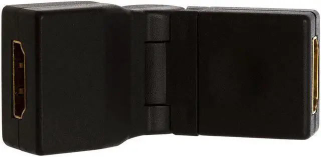 Main image of Cmple - HDMI Female to HDMI Female Extender HDMI Port Saver Swivel Adapter, 4K 3D Female to Female HDMI Swiveling Extension (90 Degree Up & Down) for TV, Monitors, Projector, PS4, Laptop