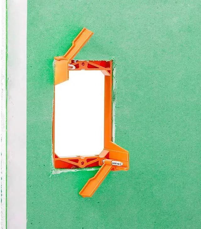 Alt view image 5 of 7 - Cmple - Low Voltage Mounting Bracket 1 Gang Multipurpose Drywall Mounting Wall Plate Bracket  (Single Gang, 10 PACK)